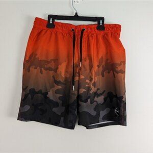 O'Neill Boy's Swim Shorts Size XL Orange Black Camouflage NEW